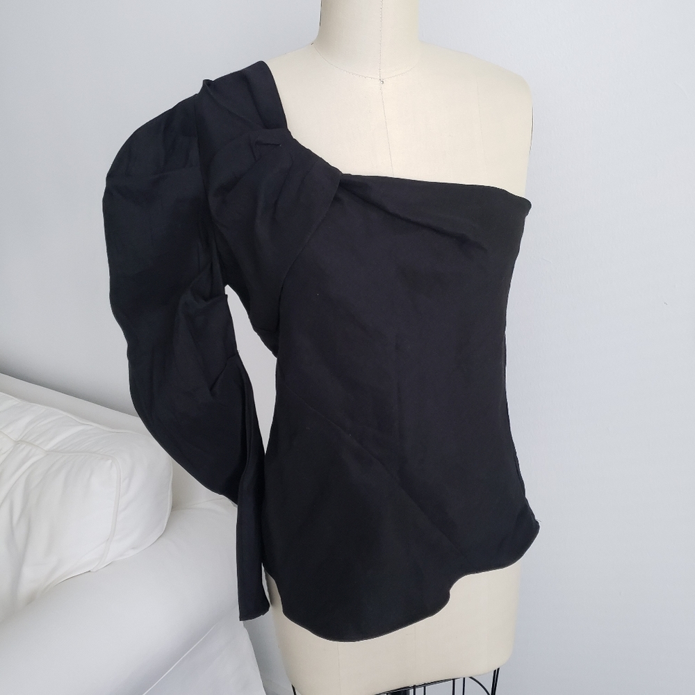 NWT! Zara one shoulder statement top